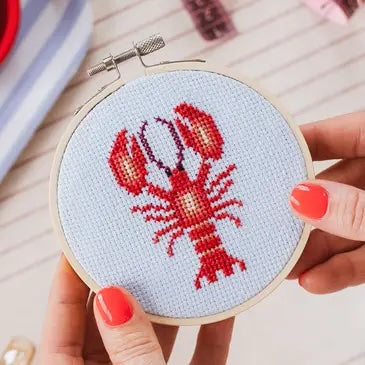 Cross Stitch Kit Lobster