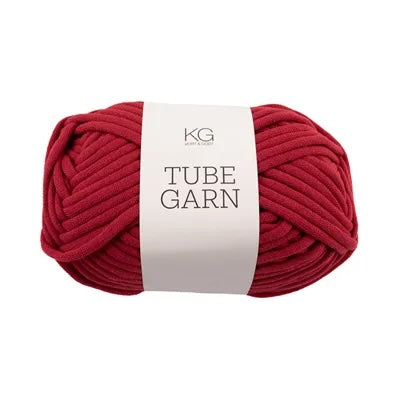 Tubegarn 4mm Rød