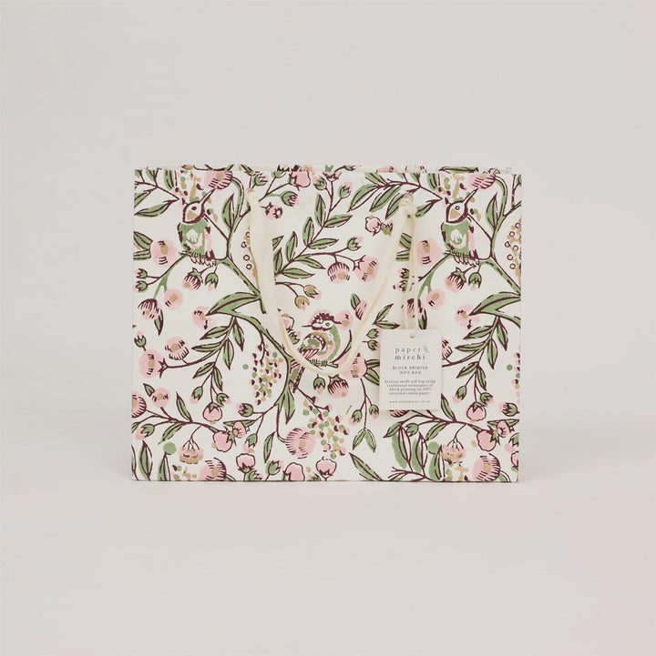 Block Printed Gift Bag