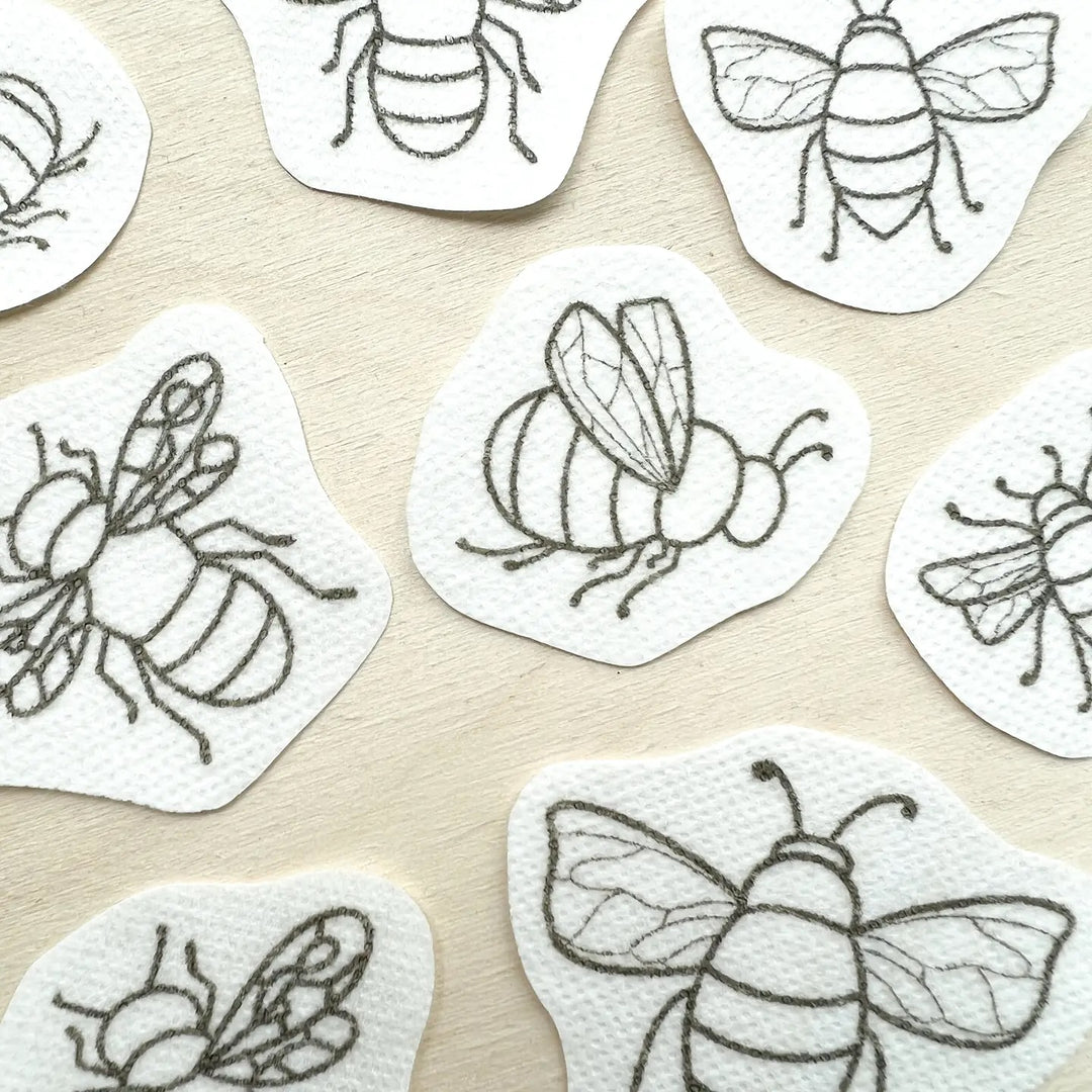 Stick and Stitch Broderi Bees