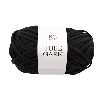 Tubegarn 4mm Svart